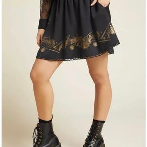 Harry Potter Wizard Wands Skater Skirt NWT